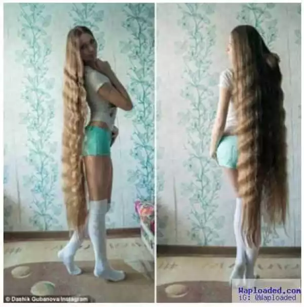 Checkout the hair of this woman who hasn